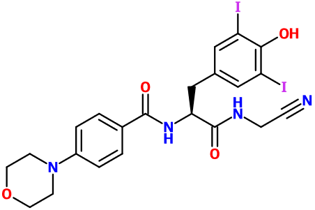 (图片) MC080135 N-(CN-Me)-3,5-diiodo-N'-[4-morpholinyl-Bz]-L-Tyr-amide